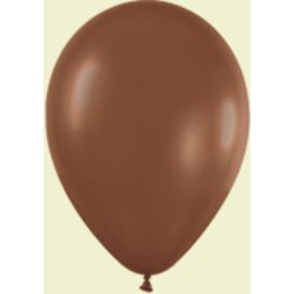 Globos de 9" (22,8cm) Fashion solido Chocolate Sempertex