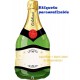 Globos de foil de 39" Botella Champagne