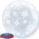 Globos de foil de 20" (50Cm) Bubbles Copitos de Nieve