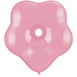 Globos Geo Blossom 6" color Rosa chicle