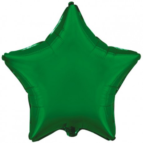 Globos de foil Estrellas 9" Verde