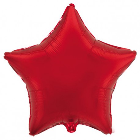 Globos de foil Estrellas 9" Rojo