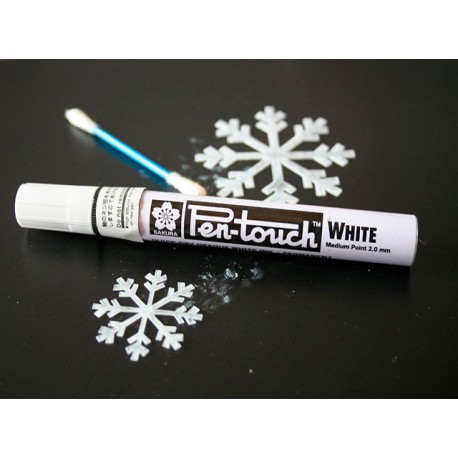 Marcador Sakura Pen Touch Blanco