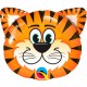 Globos de foil Minishape 14" (36Cm) Tigre Qualatex