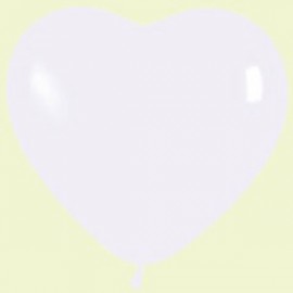 Globos de 12" corazones Blanco Sempertex