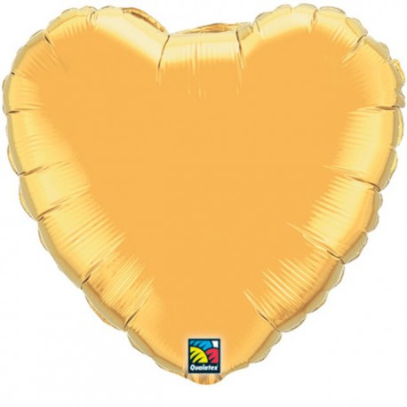 Globos de foil corazones 36" Oro