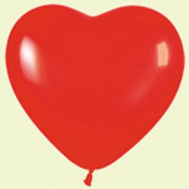 Globos de 12" corazones Rojo Sempertex