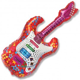 Globos foil Guitarra Rosendo Mini