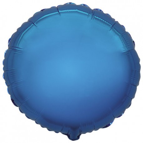 Globos de foil Redondos de 32" (81Cm) Azul