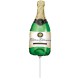 Globos de foil Mini de 16" X 8" (40cm x 20cm) Celebración Champagne