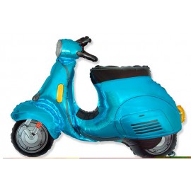 Globos de foil Supershape Moto Scooter Azul