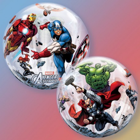 Globos de foil de 22" Bubbles Avengers