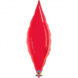 Globos de foil TAPER 13" Rojo Ruby Qualatex
