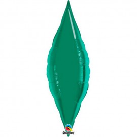 Globos de foil TAPER 13" Verde Esmeralda Qualatex