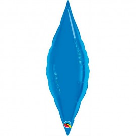 Globos de foil TAPER 13" Azul Zafiro Qualatex