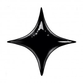 Globos de foil STARPOINT 20" Onyx Black Qualatex