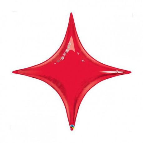 Globos de foil STARPOINT 20" Rojo Ruby Qualatex