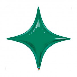 Globos de foil STARPOINT 40" Verde Esmeralda Qualatex