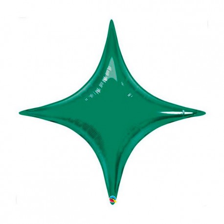 Globos de foil STARPOINT 20" Verde Esmeralda Qualatex
