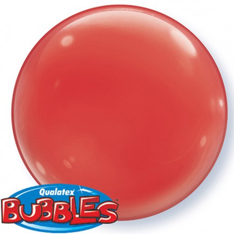 Globos de foil de 15" (38Cm) Bubbles Deco Rojo