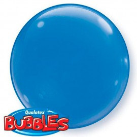 Globos de 15" (38Cm) Bubbles Deco Azul Oscuro