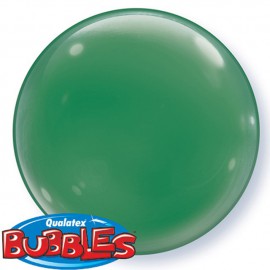 Globos de foil de 15" (38Cm) Bubbles Deco Verde 