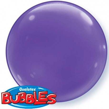Globos de foil de 15" (38Cm) Bubbles Deco Violeta