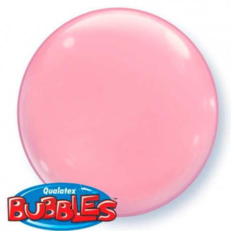 Globos de foil de 15" (38Cm) Bubbles Deco Rosa