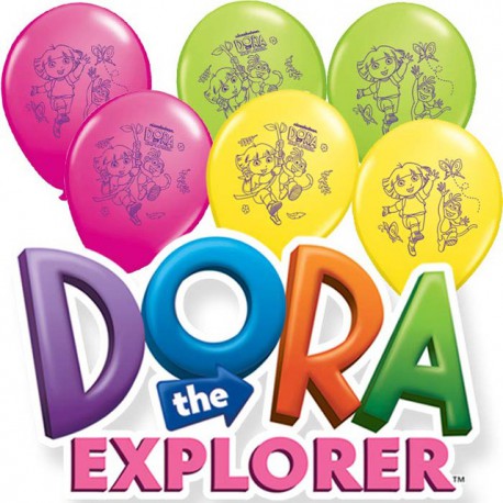 Globos de 11" Dora La Exploradora Qualatex