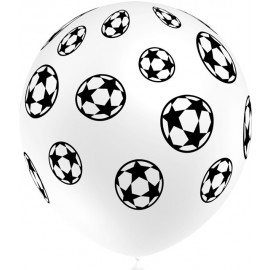 Globos de Látex 12" Futbol Balloonia 25Uni