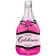 Globos de foil de 39" (99Cm) Botella Champagne Rosa