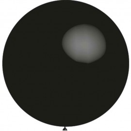 Globos de latex de 2Ft (61Cm) Negro Balloonia