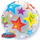 Globos de foil de 22" Bubbles Estrellas Brillantes