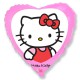 Globos de Foil Corazón de 18" (46Cm) Hello Kitty