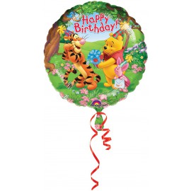 Globos de foil de 18" Pooh happy birthday