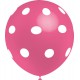 Globos de 12" Rosa Lunares Balloonia