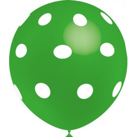 Globos de 12" Verde Lunares Balloonia