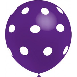 Globos de 12" Purpura Lunares Balloonia
