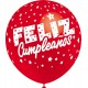 Globos de 12" Feliz Cumpleaños Balloonia