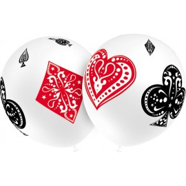 Globos de 12" Poker Balloonia