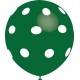 Globos de 12" Verde Bosque Lunares Balloonia