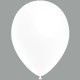 Globos de 11" (28cm) Blanco Balloonia Bolsa 50