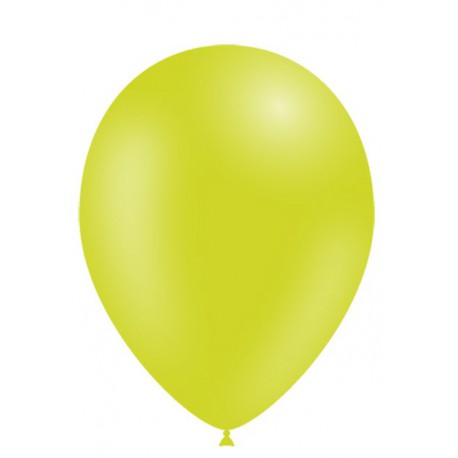 Globos de 11" (28cm) Verde Lima Balloonia Bolsa 50
