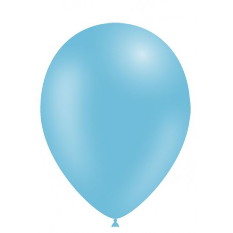 Globos de 11" (28cm) Azul Celeste Balloonia Bolsa 50