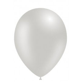Globos de 11" (28cm) Plata Balloonia Bolsa 50