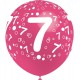 Globos de 12" Número 7 Balloonia