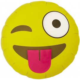 Globos de foil de 18" (46Cm) Emoji Guiño