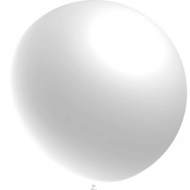 Globos 3FT (100cm) Blanco Metálico Balloonia