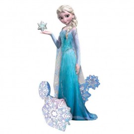 Globos de foil de 57" x 35" Airwalker Frozen Elsa