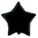 Globos de foil Estrellas 18" Negro
